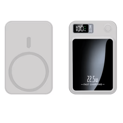 FasterCharge Pro – Magnetic Wireless MagSafe Power Bank with 22.5W Fast Charging