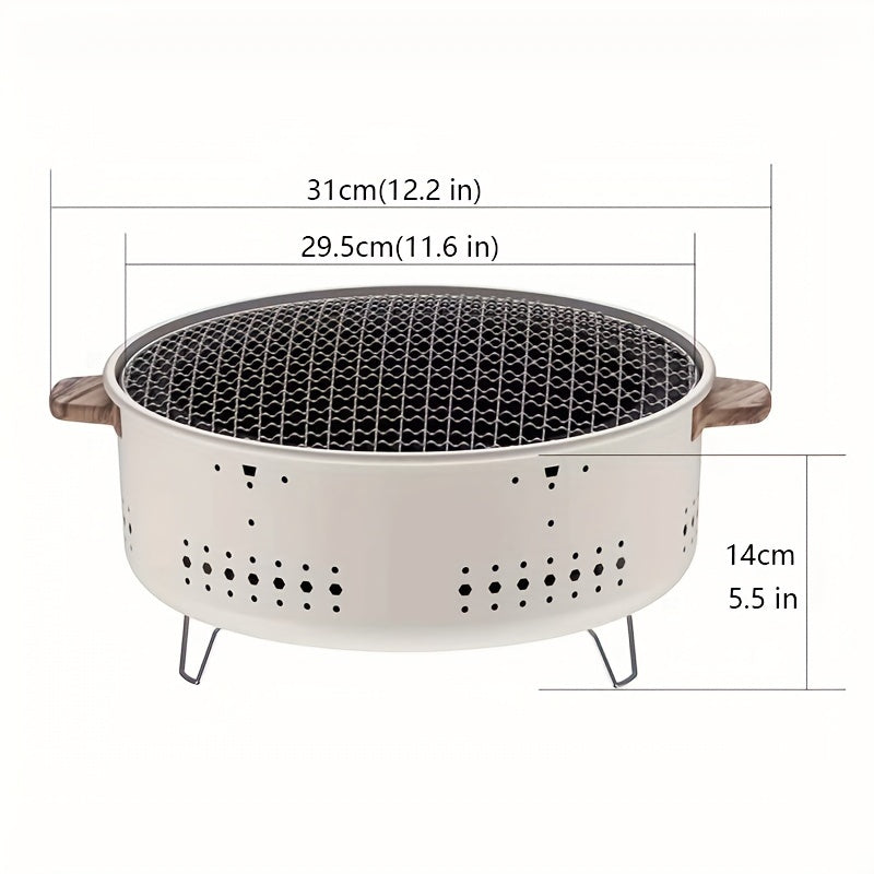 SmokeLess Electric Portable Grill – Smokeless Outdoor BBQ for Camping & Picnics