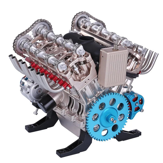 ClassicCylinderCraft – V8 Engine Block Ornament for Car Enthusiasts & Vintage Decor