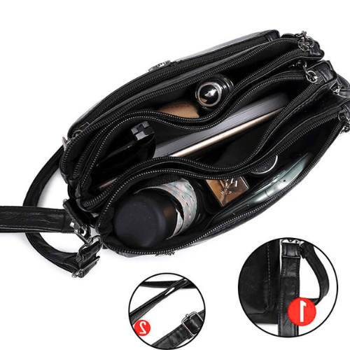 Fosh – Women’s Small Leather Shoulder Bag Premium Leather Finish