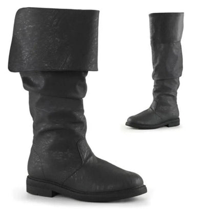 Frederik | Men’s High Boots with Denim Print – Stylish, Durable & Comfortable