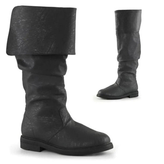 Frederik | Men’s High Boots with Denim Print – Stylish, Durable & Comfortable