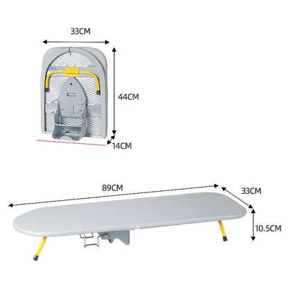 Givera Foldable Ironing Board – Compact Space-Saving Design with Non-Slip Legs and Steam-Absorbent Cover