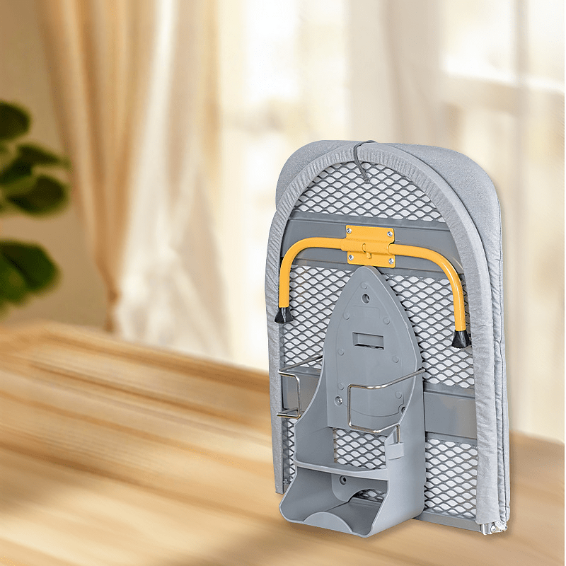 Givera Foldable Ironing Board – Compact Space-Saving Design with Non-Slip Legs and Steam-Absorbent Cover