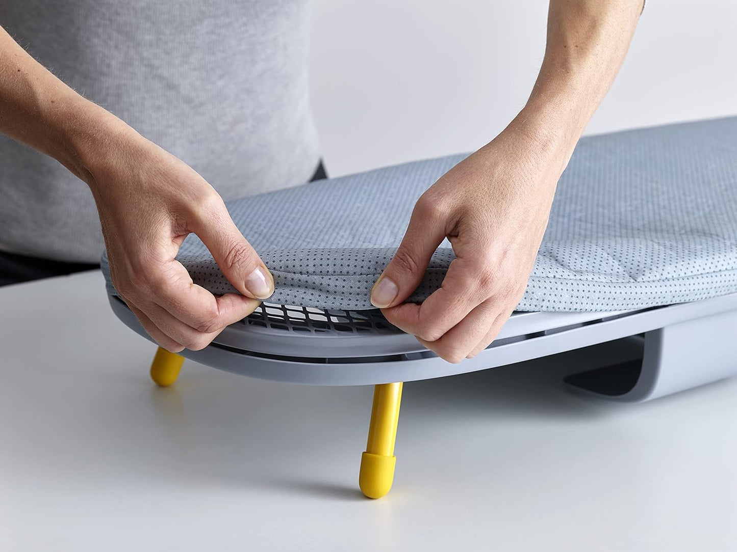 Givera Foldable Ironing Board – Compact Space-Saving Design with Non-Slip Legs and Steam-Absorbent Cover