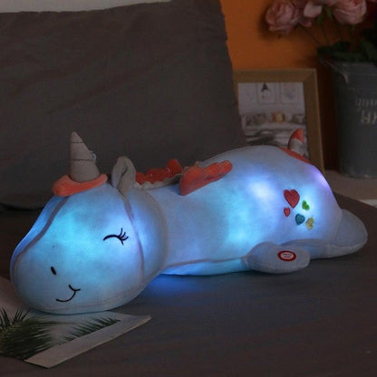 Glowing Light Unicorn – Soft Plush Night Companion Toy for Kids