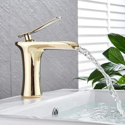 Modern Waterfall Bathroom Tap – Stylish Design & Elegant Water Flow