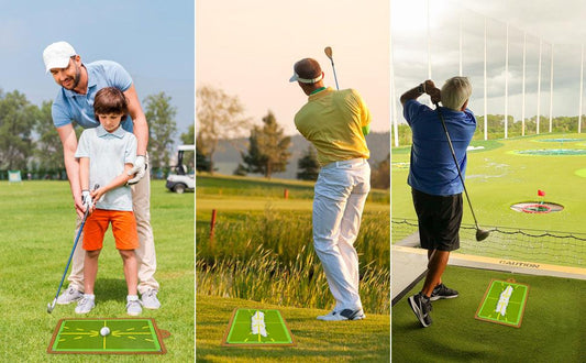 GolfMat – Golf Swing Trainer Mat with Real-Time Swing Feedback