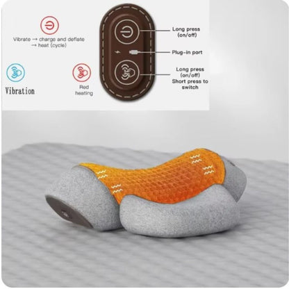 NeckEase Orthopedic Therapy Pillow – Memory Foam Neck & Spine Support for Pain Relief & Better Sleep