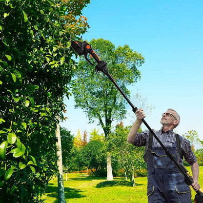4-in-1 Electric Hedge Trimmer with Extendable Telescopic Pole – Multifunction Garden Tool for Shrubs, Grass & Branches