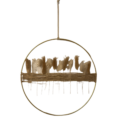 Fleur de Vie Artificial Floral Wreath – Realistic Flower Wreath for Front Door & Home Décor