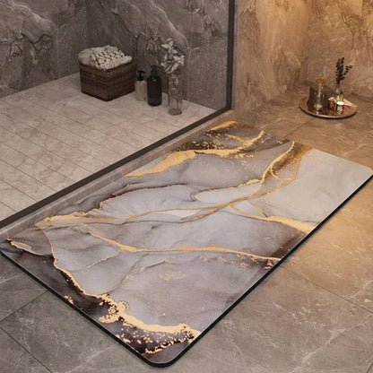 AquaLuxe – Quick-Dry Bathroom Mat