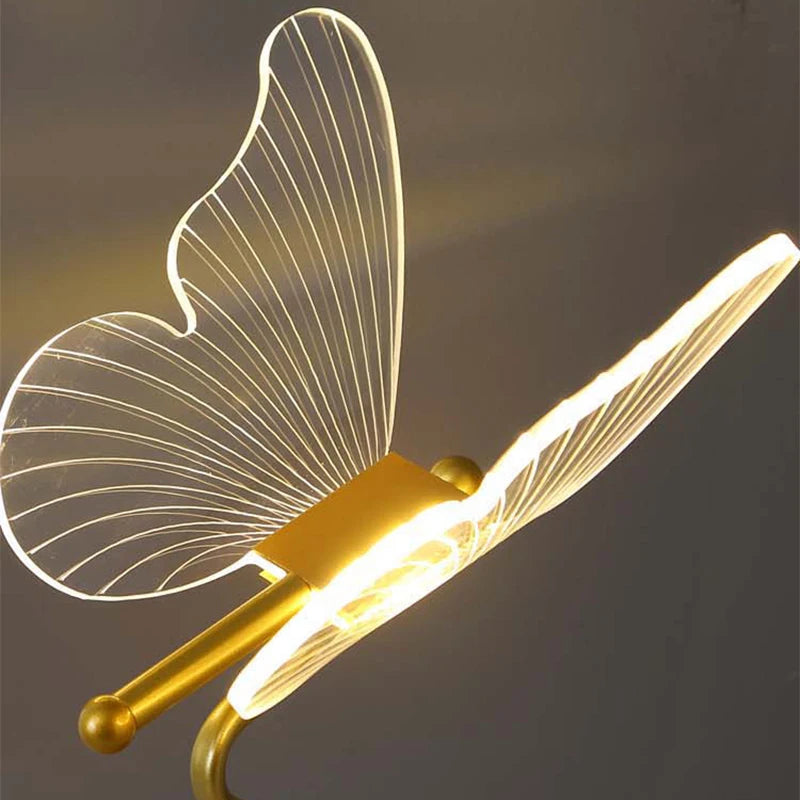 Luxury Butterfly Table Lamp – Elegant LED Mood Lighting for Home & Office