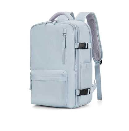 TrekVault Waterproof Backpack: 25L Anti-Theft Design with Laptop Compartment