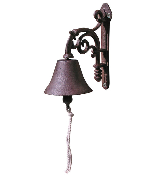 Vintage Cast Iron Doorbell – Classic Decorative Front Door Bell for Cottage & Farmhouse Entryways
