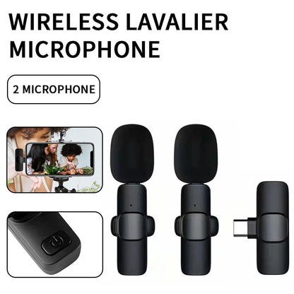 Pro Wireless Lavalier Microphone - Effortless Audio Capture Anywhere