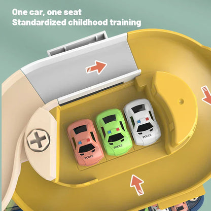 Adventure Parking Garage Playset – Multi-Level Car Toy with Slide for Kids