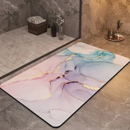AquaLuxe – Quick-Dry Bathroom Mat