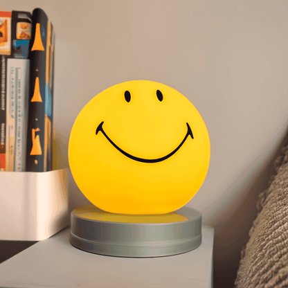 SmileyGlow Night Lamp | Dimmable LED Bedside Light with Modern Design & Warm Ambience