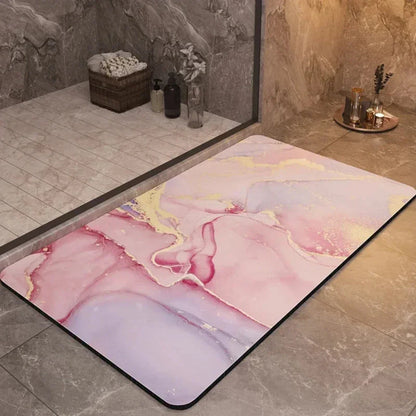 AquaLuxe – Quick-Dry Bathroom Mat