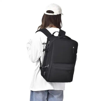 TrekVault Waterproof Backpack: 25L Anti-Theft Design with Laptop Compartment