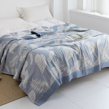 Premium Cotton Blanket with Elegant Design – Soft, Luxurious & Versatile Throw