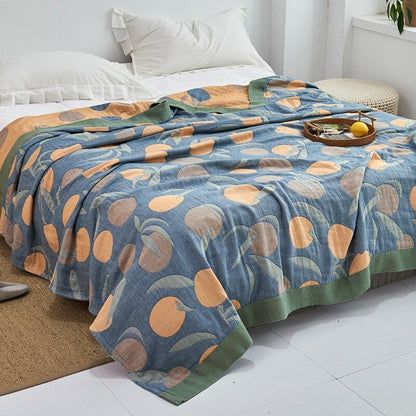 Premium Cotton Blanket with Elegant Design – Soft, Luxurious & Versatile Throw