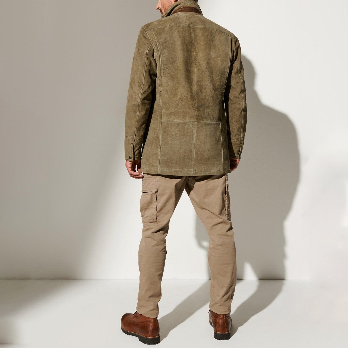 Joachim | Stylish Vintage Men’s Jacket – Premium Suede with Leather Accents