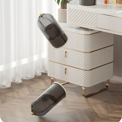 Beauty SpinMate – 360° Rotating Makeup Brush Holder & Cosmetic Organiser with Dustproof Lid
