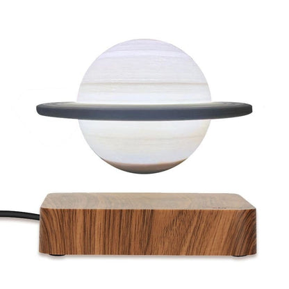 SaturnGlow – Floating Design Lamp with 3D Print Technology