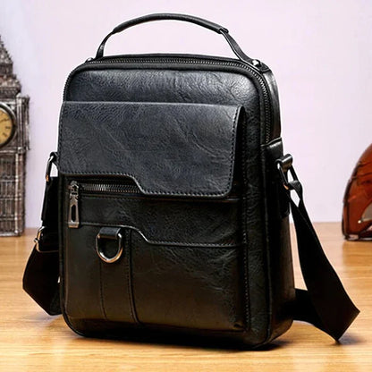 Luxury PU Leather Shoulder Bag – Stylish & Durable Crossbody for Men and Women