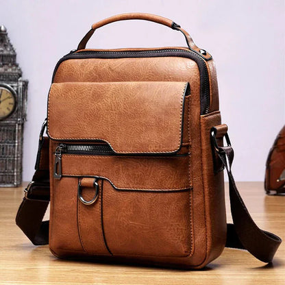 Luxury PU Leather Shoulder Bag – Stylish & Durable Crossbody for Men and Women