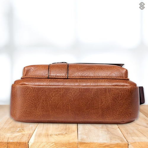 Luxury PU Leather Shoulder Bag – Stylish & Durable Crossbody for Men and Women