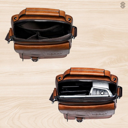 Luxury PU Leather Shoulder Bag – Stylish & Durable Crossbody for Men and Women
