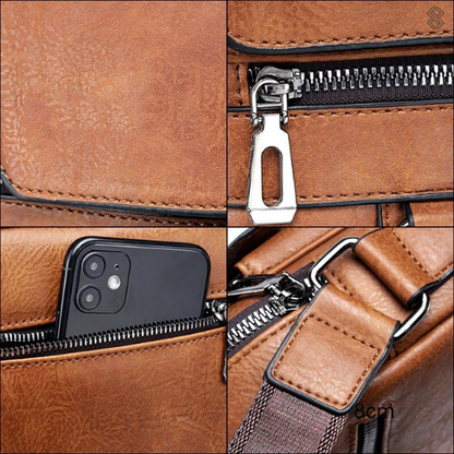 Luxury PU Leather Shoulder Bag – Stylish & Durable Crossbody for Men and Women