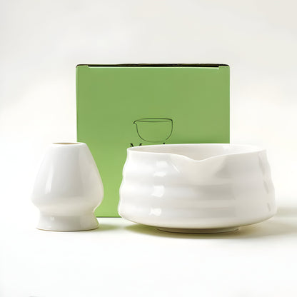 Matcha Ceramic Set – Traditional Japanese Tea Set for Relaxing & Mindful Moments