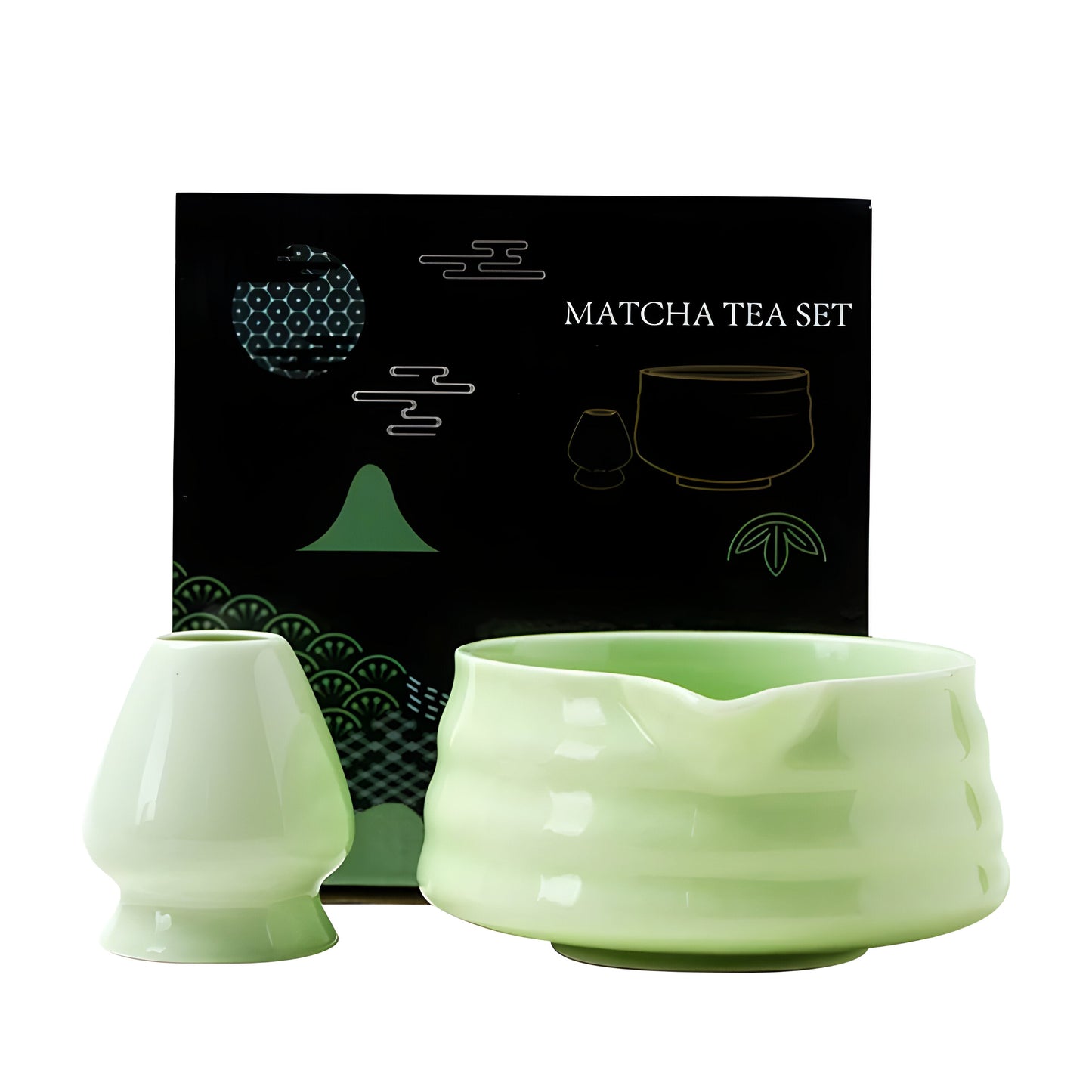 Matcha Ceramic Set – Traditional Japanese Tea Set for Relaxing & Mindful Moments