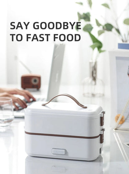 HeatBox Electric Lunchbox – Portable Food Warmer for Hot Meals On the Go