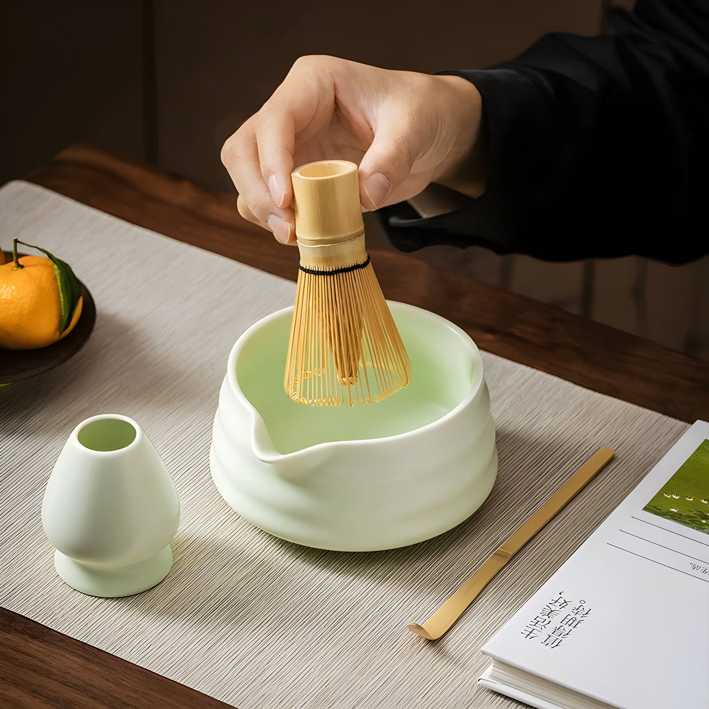 Matcha Ceramic Set – Traditional Japanese Tea Set for Relaxing & Mindful Moments