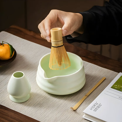 Matcha Ceramic Set – Traditional Japanese Tea Set for Relaxing & Mindful Moments