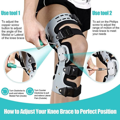FlexiKnee Knee Brace – Adjustable Support for Pain Relief & Stability