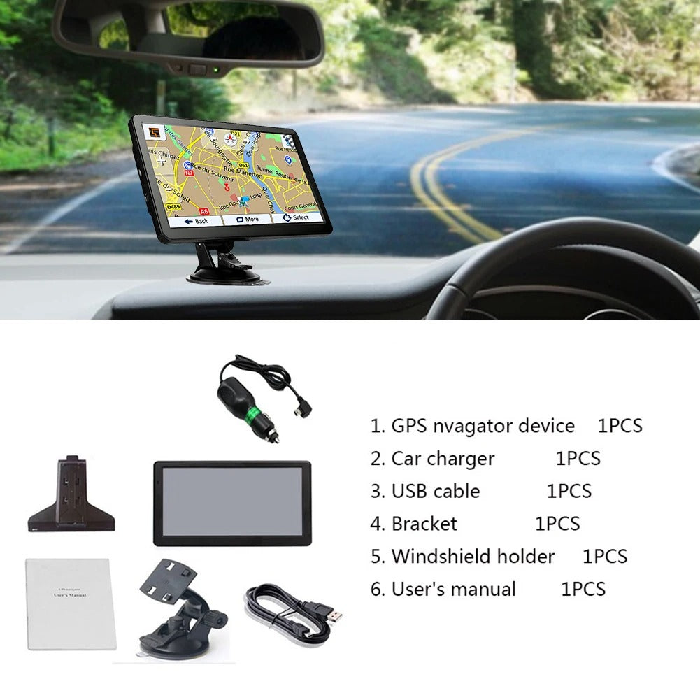 Multi-Mode Truck GPS Navigation System – 7-Inch Sat Nav for Lorries, Vans & Cars with Lifetime Maps