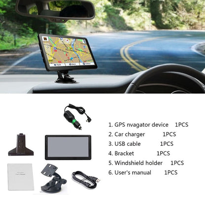 Multi-Mode Truck GPS Navigation System – 7-Inch Sat Nav for Lorries, Vans & Cars with Lifetime Maps