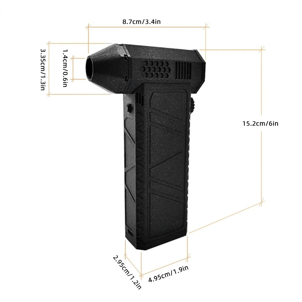 AirWhizz – Rechargeable High-Speed Air Blaster 2.0 with Adjustable Power and USB-C Fast Charging