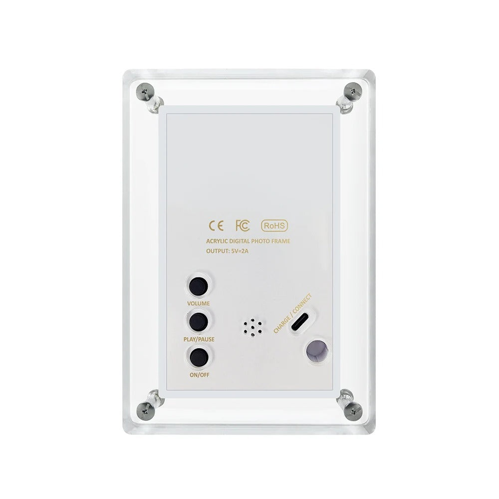 GlowFrame Digital Photo Frame – Display Photos, Videos & Audio Memories in HD