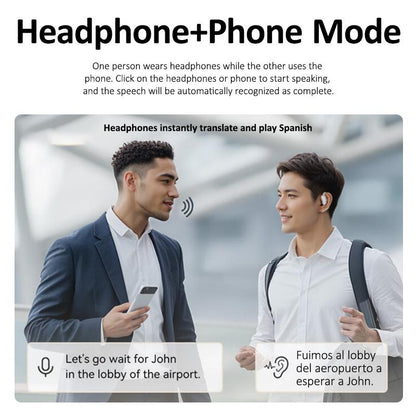 SmartSpeak AI Translator Earbuds – Real-Time Language Translation, High-Fidelity Audio, Bluetooth 5.2