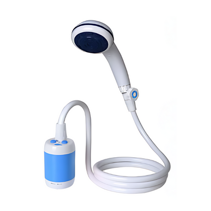 AquaJet Portable Outdoor Shower – Rechargeable Travel Camping Shower with Adjustable Flow