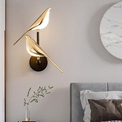 Dimmable Bird-Shaped Wall Lamp | Modern LED Adjustable Lighting