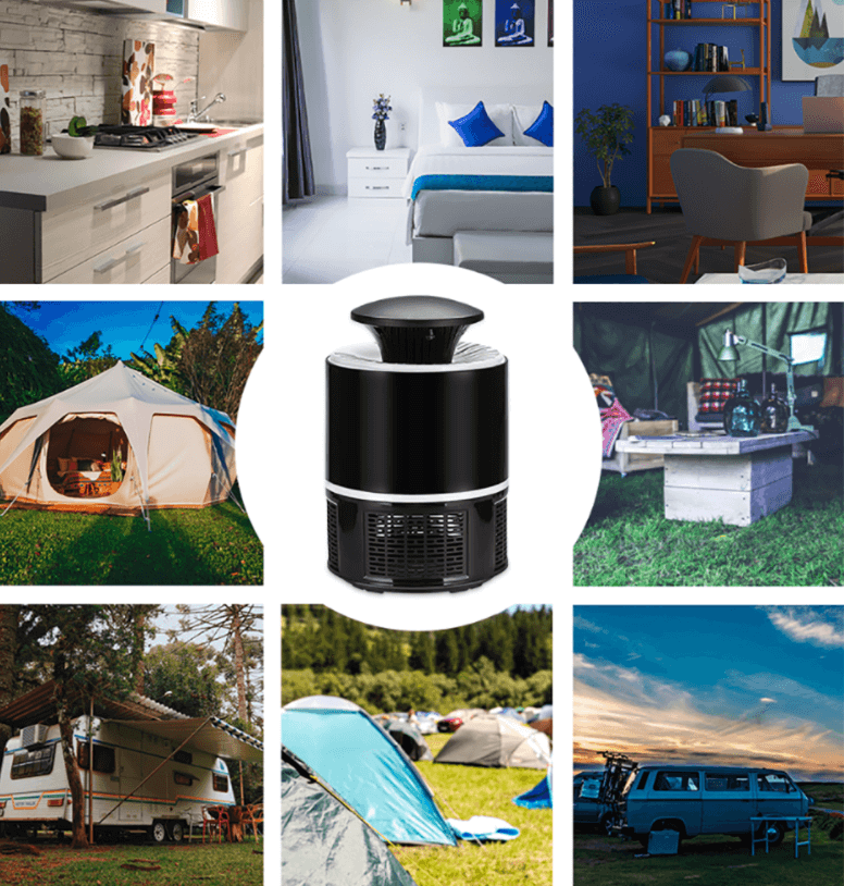 Ultra LED Mosquito Killer Lamp – Silent Insect Trap with UV Light & USB Charging for Indoor Use
