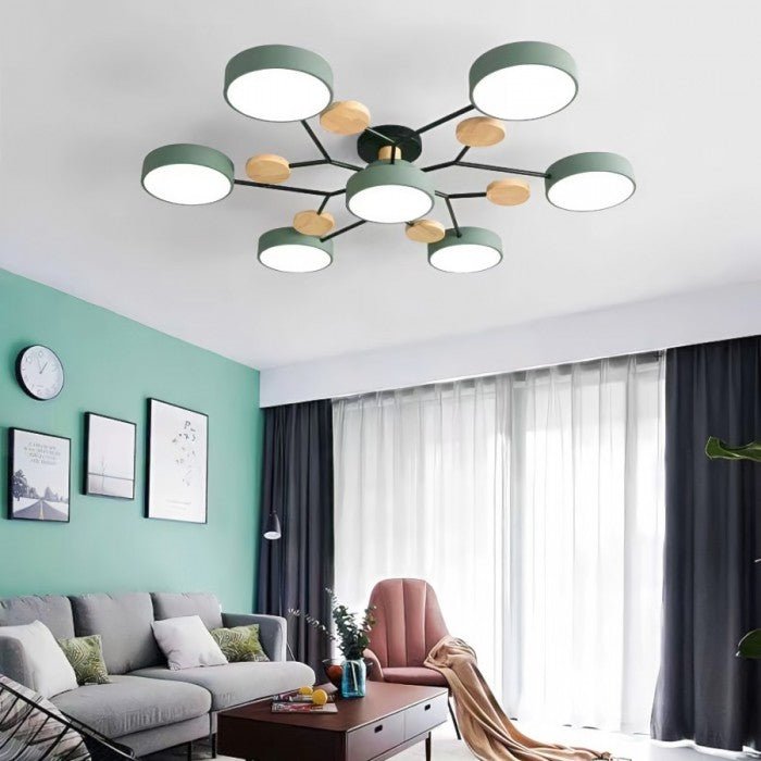 Scandinavian LED Ceiling Light – Modern Branch Design with Warm White Illumination & Energy Efficient Technology